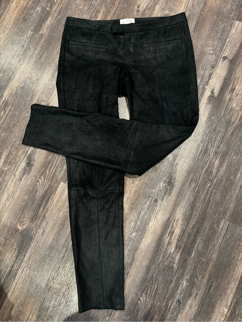 Helmut Lang Black Slim pants leather